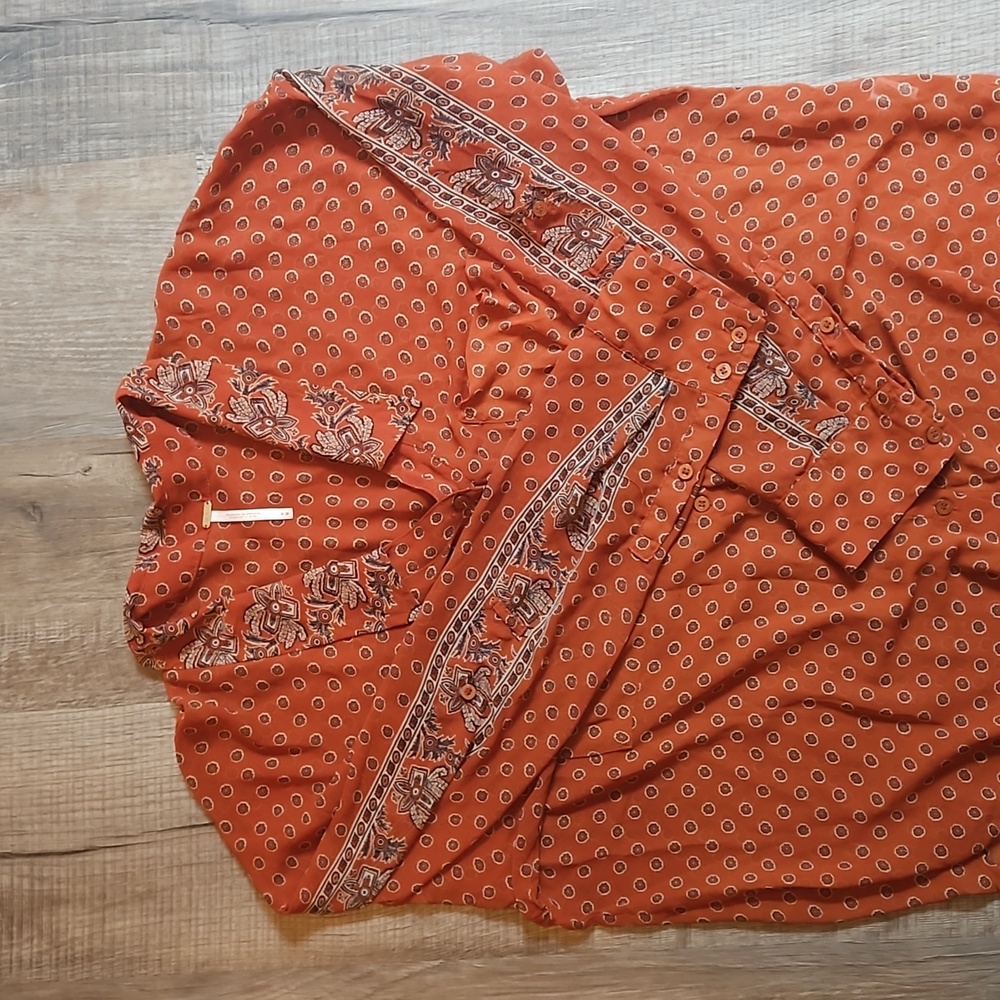 Free People Sheer Button Down - Picture 8 of 8